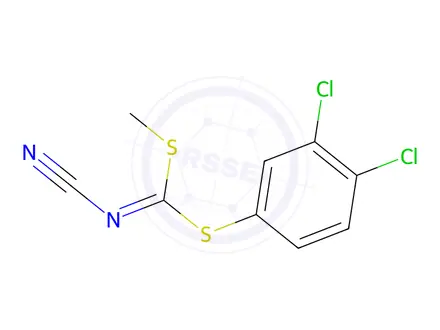 Chemical structure of (3,4-DICHLOROPHENYL) METHYLCYANOCARBONIMIDODITHIOATE