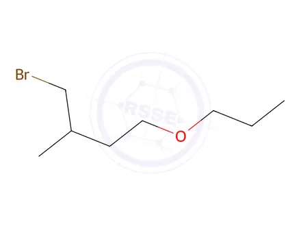 Chemical structure of 1-Bromo-2-methyl-4-propoxybutane