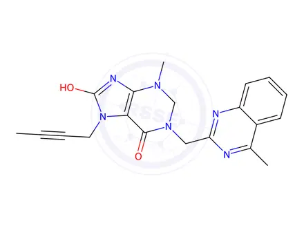 Chemical structure of Linagliptin impurity 118