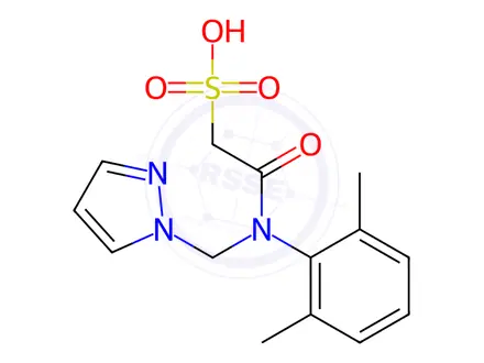 Chemical structure of Metazachlor Impurity 10