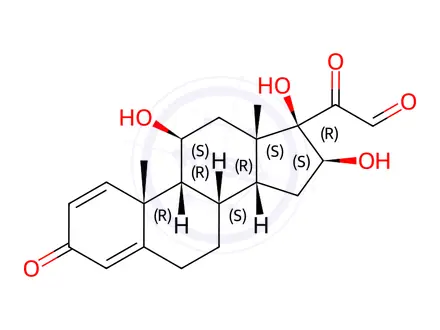 Chemical structure of Budesonide Impurity 191