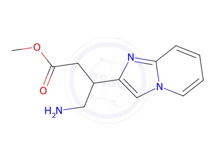 Chemical structure of Methyl 4-amino-3-(imidazo[1,2-a]pyridin-2-yl)butanoate