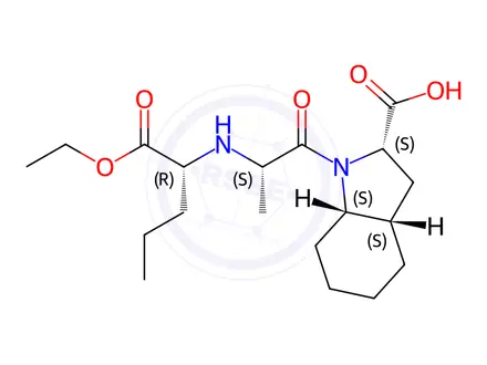 Chemical structure of (2S,3aS,7aS)Perindopril EP Impurity I