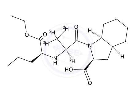 Chemical structure of Perindopril-d4