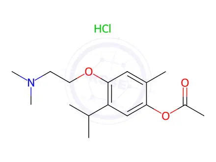 Chemical structure of Moxisylyte Hydrochloride