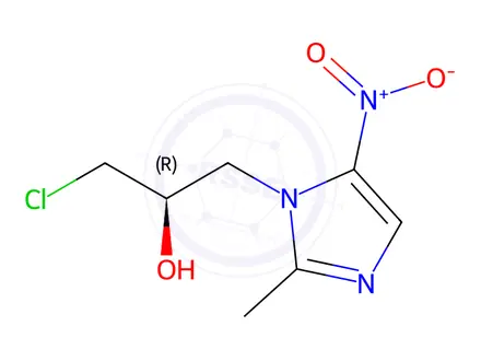 Chemical structure of (R)-Ornidazole