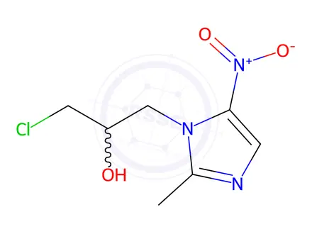 Chemical structure of Ornidazole in Methanol