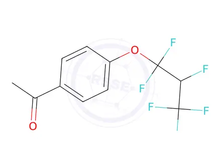 Chemical structure of 1-(4-(1,1,2,3,3,3-Hexafluoropropoxy)phenyl)ethan-1-one