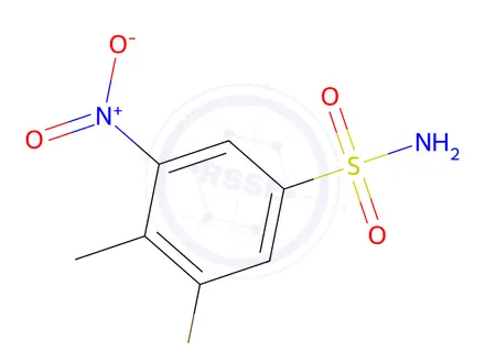 Chemical structure of 3-Bromo-4-methyl-5-nitrobenzenesulfonamide