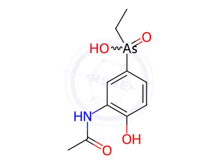 Chemical structure of Acetarsone Impurity 23