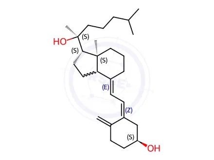 Chemical structure of 20-Hydroxyvitamin D3
