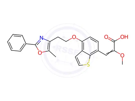 Chemical structure of Aleglitazar Impurity 1
