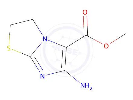 Chemical structure of Methyl 6-amino-2,3-dihydroimidazo[2,1-b]thiazole-5-carboxyÂ­late
