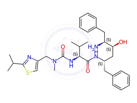 Chemical structure of Desthiazolylmethyloxycarbonyl Ritonavir