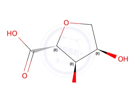 Chemical structure of 2,5-Anhydro-D-ribonic acid