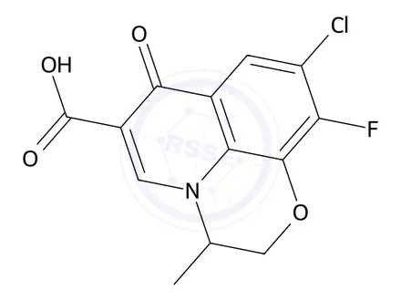 Chemical structure of Levofloxacin Impurity 56