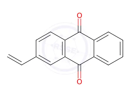 Chemical structure of 2-Vinylanthraquinone