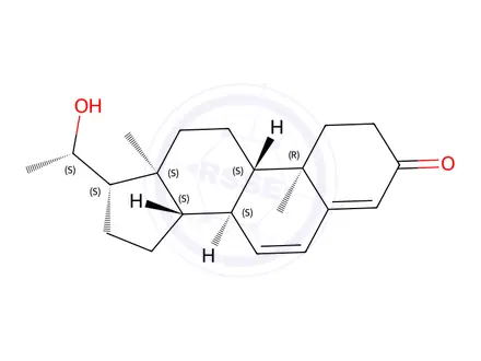 Chemical structure of (20S)-20-Hydroxypregna-4,6-dien-3-one
