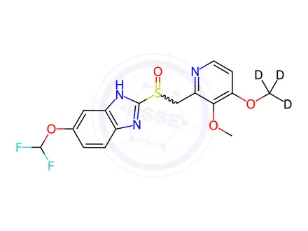 Chemical structure of Pantoprazole-D3