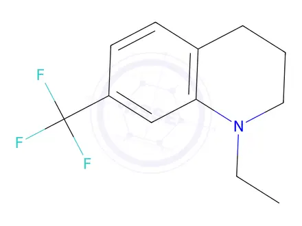 Chemical structure of 1-Ethyl-7-(trifluoromethyl)-1,2,3,4-tetrahydroquinoline