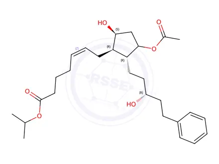 Chemical structure of Travoprost Impurity 44