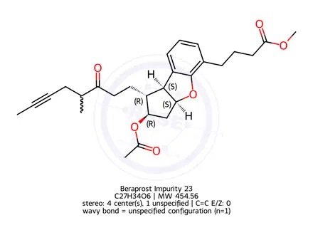 Chemical structure of Beraprost Impurity 77