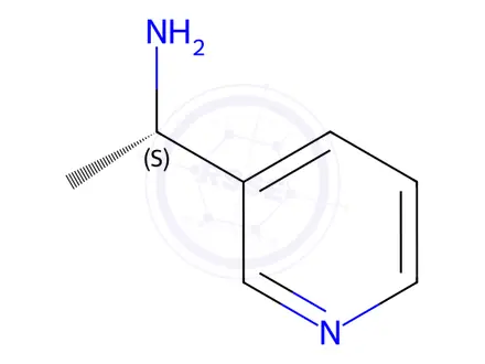 Chemical structure of (S)-1-(pyridin-3-yl)ethanamine dihydrochloride