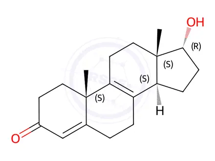 Chemical structure of Testosterone Impurity 145