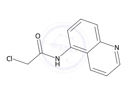 Chemical structure of 2-Chloro-n-(quinolin-5-yl)acetamide