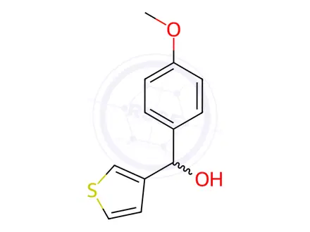 Chemical structure of (4-Methoxyphenyl)(thiophen-3-yl)methanol