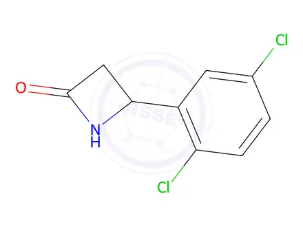 Chemical structure of 4-(2,5-Dichlorophenyl)azetidin-2-one