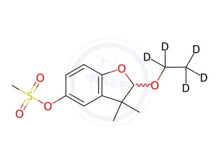 Chemical structure of Ethofumesate Ethyl-d5