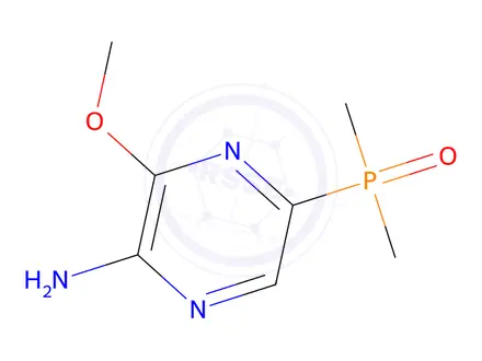 Chemical structure of (5-Amino-6-methoxypyrazin-2-yl)dimethylphosphine oxide