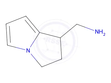 Chemical structure of (2,3-dihydro-1h-pyrrolizin-1-yl)methanamine