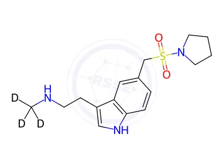 Chemical structure of Almotriptan Impurity 3-d3 (Almotriptan EP Impurity A-d3) (Almotriptan USP Related Compound C-d3)