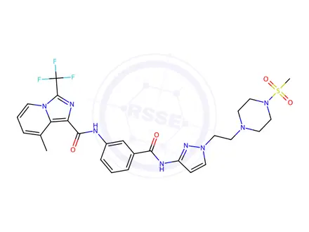 Chemical structure of Moxifloxacin-d5