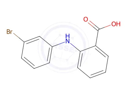 Chemical structure of 2-(3-BROMO-PHENYLAMINO)-BENZOIC ACID