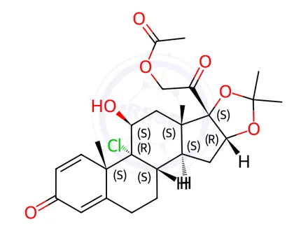 Chemical structure of Triamcinolone Acetonide Impurity 14