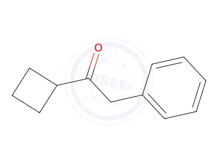 Chemical structure of 1-Cyclobutyl-2-phenylethan-1-one