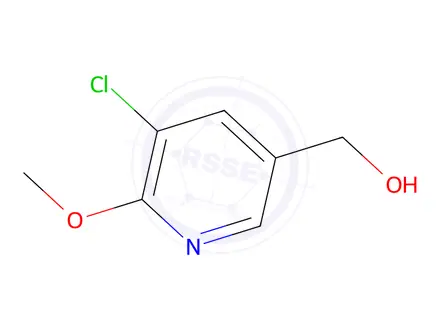 Chemical structure of 5-CHLORO-3-HYDROXYMETHYL-6-METHOXYPYRIDINE