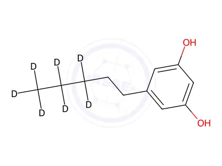 Chemical structure of Olivetol-d7