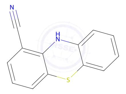 Chemical structure of 10H-Phenothiazine-1-carbonitrile