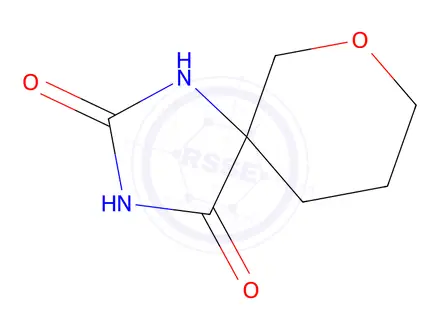 Chemical structure of 7-Oxa-1,3-diazaspiro[4.5]decane-2,4-dione