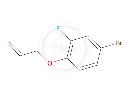 Chemical structure of 1-(Allyloxy)-4-bromo-2-fluorobenzene