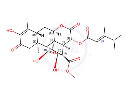 Chemical structure of Bruceantin