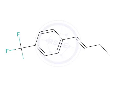 Chemical structure of 1-[(1E)-1-Buten-1-yl]-4-(trifluoromethyl)benzene