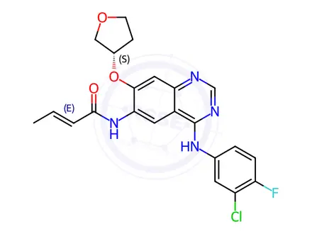 Chemical structure of Afatinib Impurity H