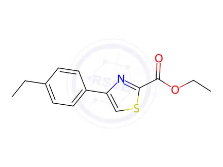 Chemical structure of Ethyl 4-(4-ethylphenyl)thiazole-2-carboxylate