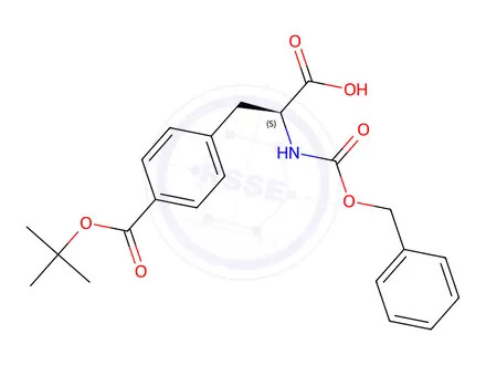 Chemical structure of Z-(4-tert-Butyloxycarbonyl)-L-phenylalanine
