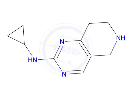 Chemical structure of n-cyclopropyl-5,6,7,8-tetrahydropyrido[4,3-d]pyrimidin-2-amine